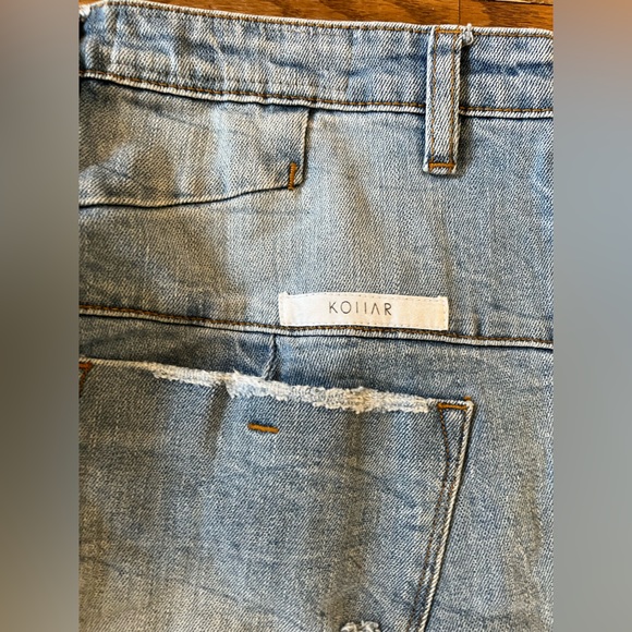 blue Kollar Distressed Skinny Jeans - Picture 3 of 6